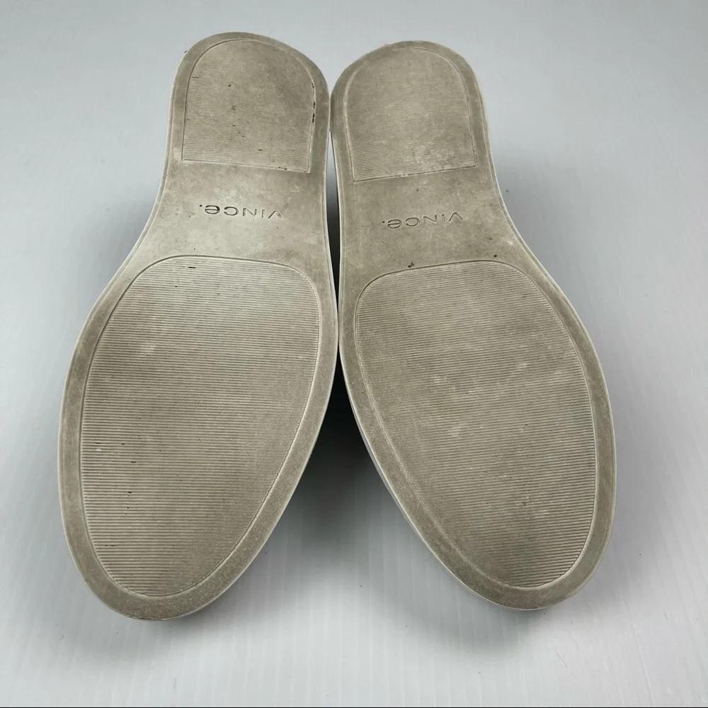 Vince Woven Slip On Platform Blair Navy Blue Sneakers